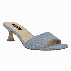 Nine West Indra Heeled Slippers Blauw Nederland | WHO-950438